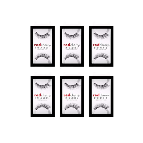 Red Cherry False Eyelashes Nude Onyx (Pack of 6)