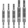 Make it Snappy Tools 5pc Self Centering Hinge Drill Bit Set, Spring Loaded. Proudly Made in the USA.