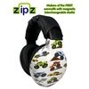 ZIPZ Baby & Toddler Earmuffs – Innovative Design – Change Colors with Magnetic Shells – Hearing Protection Headphones 0-4 yrs (Cars Trucks)