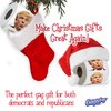 Trump Political Toilet Paper Roll by Gagster - 3 Ply Funny Novelty Gag TP with Full-Color Image - 200 Sheets Per Roll - Prank Gift for Adults - Printed on Every Sheet - Make Your Butt Laugh