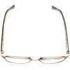 Foster Grant Men's Donovan Square Reading Glasses, Gunmetal/Transparent, 53 mm, +1.00