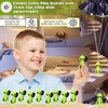 Forest & Twelfth 4" Alien Paratroopers with Parachutes, 12Pcs, Extraterrestrial Toys for Boys & Girls, Space-Themed for Outdoor Play, Collectible Alien Army Men, Throwing Action Figures for Kids