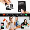 Lucky Egg - Fun Red Flag Green Flag Party Game - to Judge Your Friends Dating Decisions - 230 Diverse Questions - Board Game for Adults, Adult Party Games, Games for Grown Ups, Funny Adult Games