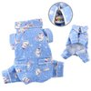 Klippo Pet KBD061XS Snowman & Snowflake Flannel Pajamas With 2 Pockets - Extra Small