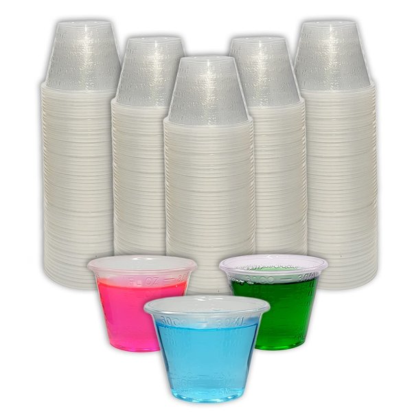 NSI 100 Epoxy Resin Mixing Cups 30ml (1 Oz) Graduated Plastic by NetSellsIt