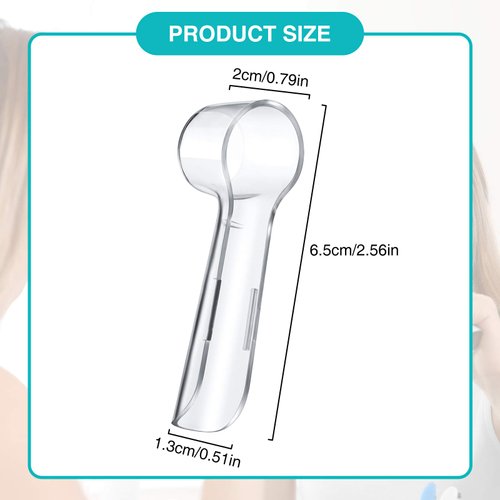 12 Pieces Electric Toothbrush Cover Brush Head Protection Cover Reusable Electric Toothbrush Heads Cover Replacement Brush Heads Cover Caps to Keep Dust Away for Travel, Camping, Family, School