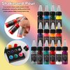 Eiptwh 14 Color Tattoo Inks Set 15ml 0.5oz Professional Tattoo Ink Kit for Tattoo Artist and Hobbyists