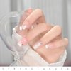 GAOY Pearl Gel Nail Polish, 16ml Pink Shimmer Mermaid Gel Polish, Soak Off UV Gel for Nail Art DIY at Home, Spring Sakura