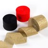 Red-Black Gold Casino-Theme Party-Decorations Streamers - 9 Rolls Graduation Wedding Birthday Baby Bridal Shower Crepe Tissue Paper Streamer Garland Decor Panduola