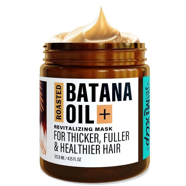 Roasted Batana Oil + Nourishing Hair Mask - Get Fuller, Healthier Hair - With Essential Oils & Botanicals - Hair Strength & Resilience