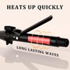 MAXT Curling Irons 1 Inch Waver Curling Wand Ceramic Tourmaline Hair Curler Dual Voltage Curlers Long Lasting Curls & Waves Hair Wand with 5 Heat Settings Glove Clips Include