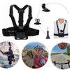 VVHOOY 3 in 1 Universal Action Camera Accessories Kit - Head Strap Mount/Chest Harness/Selfie Stick Compatible with Gopro Hero 12 11 10 9 8 7 6 5/AKASO EK7000/V50/Brave 7/Dragon Touch Action Camera