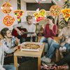 Pizza Party Decorations Pizza Hanging Swirls - 48Pcs Pizza Theme Ceiling Hanging Decor, Pre-assembled, Double-sided Printed, Pizza Birthday Supplies, Prefect for Pizza Party Decorations (12 Styles)