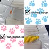 CYMYLAR 3PCS 25 * 28 inch Blue White Dog Paw Balloon Blueyi Foil Balloons/Blueyi Birthday Party Supplies Balloons/Baby Shower Girls and Boys Blue Theme Happy Birthday Party Decorations