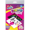 Izzy 'n' Dizzy Hanukkah Scratch Stencil Art Kit - 8" x 6" - Includes Sctatch Stick - Chanukah Arts and Crafts - Gifts and Games