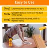 PIPIHUA Beeswax Furniture Wood Polish & Conditioner-Wood Seasoning Beeswax Oil for Wood Cleaner and Polish Furniture Restore A Finish, 16.23 Fl Oz