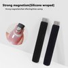 WOKOTO 2Pcs Oblong Nail Art Magnet With Silicone Cover For Cat Eye Nail Designs Magnet Nail Magnets Pens Nail Art Tools Gradient Ombre Design Cat Eye Magnet For Nails Magnet Sticks For Women Nails