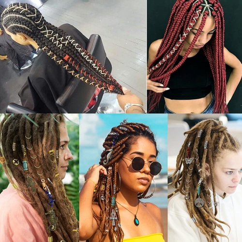 Dreadlock Braids Hair Accessories Silver Gold Braiding Hair Deco Styling Shimmer Stretchable African Braid Braided Elastic Cord