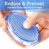 TailaiMei Exfoliating Brush for Ingrown Hair Treatment - To Treat and Prevent Bikini Bumps, Razor Bumps - Silky Smooth Skin Solution for Men and Women(Blue)