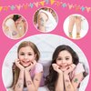 Partywind 408 Styles Temporary Tattoos for Kids Girls, Individually Wrapped Cut Tattoos for Girls Party Supplies Decorations, Goodie Bag Stuffers Prizes Games for Children