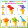 Water Guns for Kids 5PCS Pool Toys Toddler Outdoor Water Toys Dinosaur Squirt Guns Summer Backyard Beach Water Blaster Swimming Pool Games Outside Toys for Toddler 2-4 3-5 Boy Girl Age 2 3 4 5 6