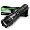 EcoGear FX LED Flashlight - Mini Camping Flashlight with High Lumens, 5 Light Modes, Zoomable Beam - Bright Tactical Flash Light for Outdoor Home and Emergency (1)