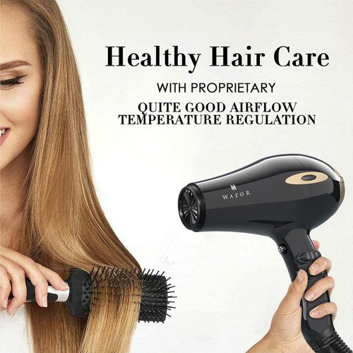 1875W Hair Dryer Tourmaline Lightweight Low Noise Blow Dryer 2 Speed and 3 Heat Settings Fast Drying AC Motor Hairdryer with Diffuser & Comb & Concentrator