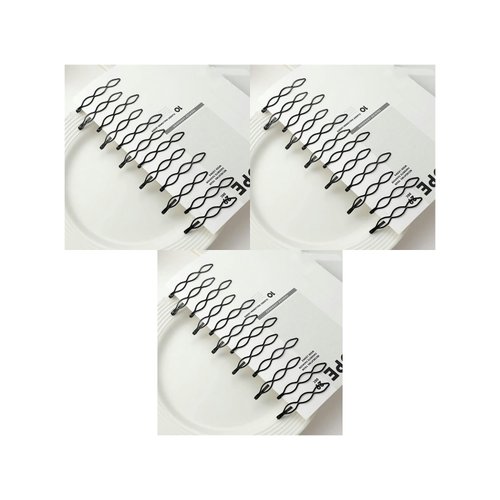 36 Pieces Mini Small Bobby Pins, Vintage Hair Pins Mini Black Bobby Pins Fashion BB Clip Invisible Bangs Clip Small Bobby Pins for Women and Girls Decorative Accessories Headwear Hair Styling Pins