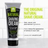 Pacific Shaving Company Natural Shaving Cream - Shea Butter + Vitamin E Shave Cream for Sensitive Skin - Clean Formula for a Smooth, Anti-Redness + Irritation-Free Shave Cream (3.4 Oz, 2 Count)
