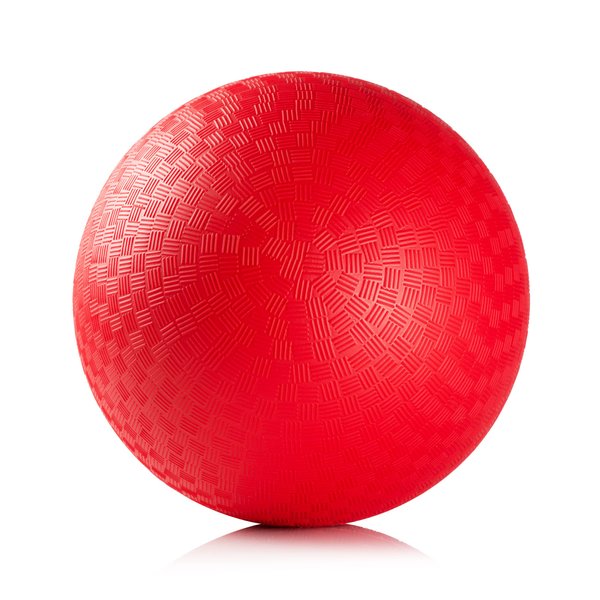 Western Star New Soft Touch Vinyl Playground Ball│ Outdoor 4 Square Dodgeball Kids Toddler (Classic Red, 16")