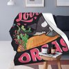 Just A Girl Who Loves Orcas Blanket Cute Orcas Decor Throw Blanket Gifts for Girls Boys Orcas Lover Super Warm Soft Plush Lightweight Fleece Flannel Bedding Blanket for Kids Adult Men Women 50"X40"