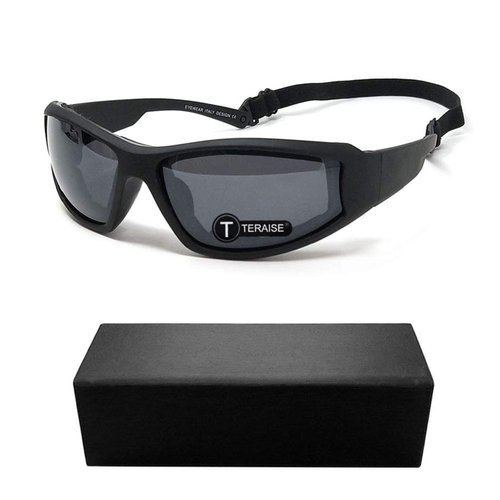 TERAISE Motorcycle Riding Glasses Safety Ski Goggles Adjustable Sunglasses