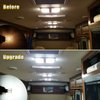 BRISHINE 20PCS 1141 1156 Interior LED Light Bulbs for RV, Super Bright 18-SMD 6000K Xenon White 1073 1003 7506 BA15S LED Bulbs Replacement for Camper Trailer Boat Indoor Lights(12V DC)