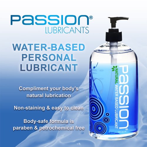 Passion Natural Water-Based Lubricant - 16 oz