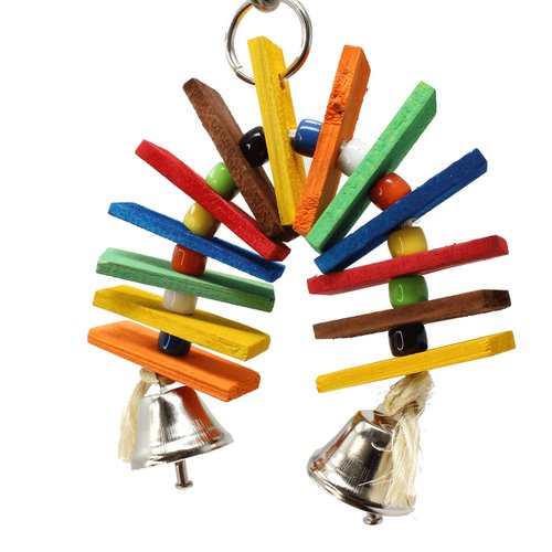 Bonka Bird Toys 1118 Balsa Bite Colorful Chewing Bead Budgie Finch Parrotlet Cockatiel Quaker Lovebird