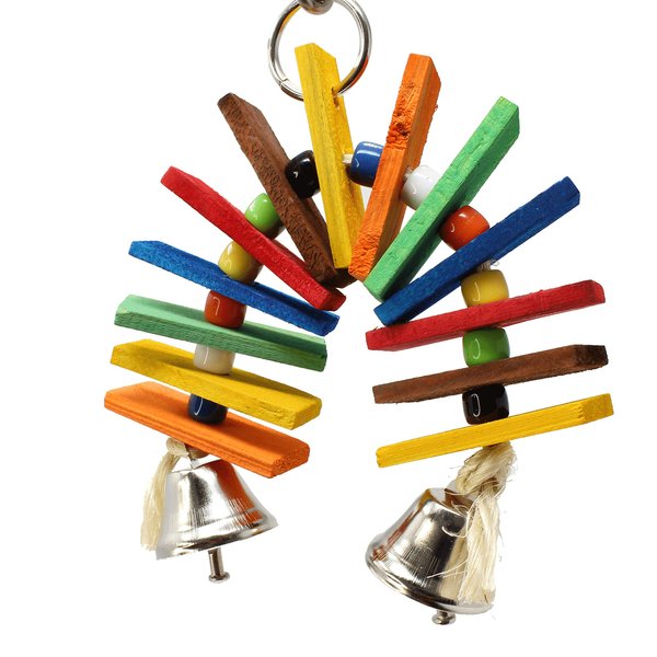 Bonka Bird Toys 1118 Balsa Bite Colorful Chewing Bead Budgie Finch Parrotlet Cockatiel Quaker Lovebird
