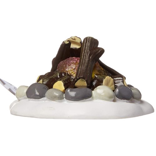 Department 56 Accessories for Villages Lit Fire Pit Accessory Figurine, 1.5 Inch