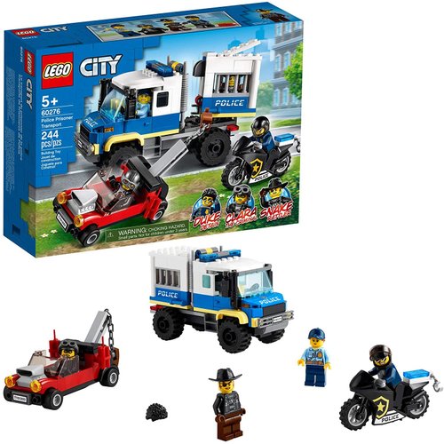 LEGO City Police Prisoner Transport 60276 Building Kit; Cool Police Toy for Kids, New 2021 (244 Pieces)