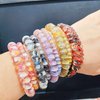 10Pcs Hair Ties No Damage HairTies for Women Ponytail Holders Hair Tie Hair Ties for Thick Hair Spiral Hair Ties Kitsch Hair Ties Hairties SP-6