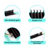 Ellipse Eyelash Extensions 0.15mm C Curl 15mm Flat Eyelash Extension Supplies Light Lashes Matte Individual Eyelashes Salon Use Black Mink False Lashes Mink Lashes Extensions(C-0.15-15mm)