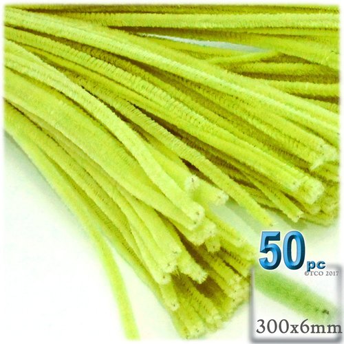 The Crafts Outlet Chenille Stems, Pipe Cleaner, 12-inch (30-cm), 50-pc, Lavender