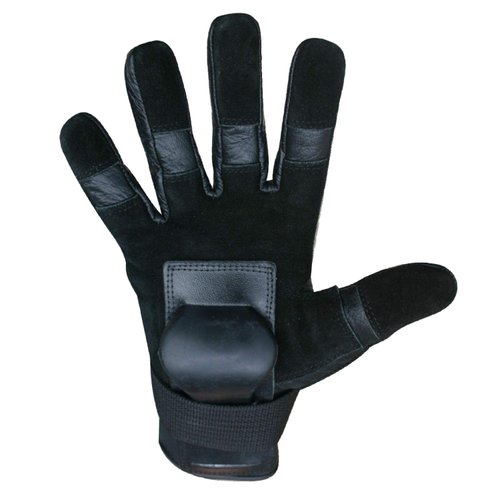 Hillbilly Wrist Guard Gloves - Full Finger (Black, Small)