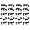Toyvian Dairy Cow Kids Toys Plants Decor 20 PCS Mini Cattle Plastic Cow Figurines Farm Animal Figurines Collectibles Farmyard Animal Figures Mini Cow Figurines Plastic Cow Kids Toys Plants Decor