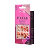 KISS Voguish Fantasy Halloween Nails, Orange, Medium Length, Coffin Shape, Pink Gel Nail Glue (2g), Mini Nail File, Manicure Stick, & 28 Fake Nails
