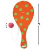 Fun Express 9" Spring Paddleball Games with Bright Colors & Patterns - Easter Paddleball Set - Bulk Spring Toys and Gifts - 12 Pieces