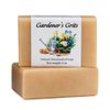 MOONDANCE SOAPS Hand Soap for Gardeners with Patchouli and Geranium Essential Oils, Shea and Cocoa Butter, Palm, Coconut and Olive Oil, Corn Grits, Rosemary Extract (One Bar) and More