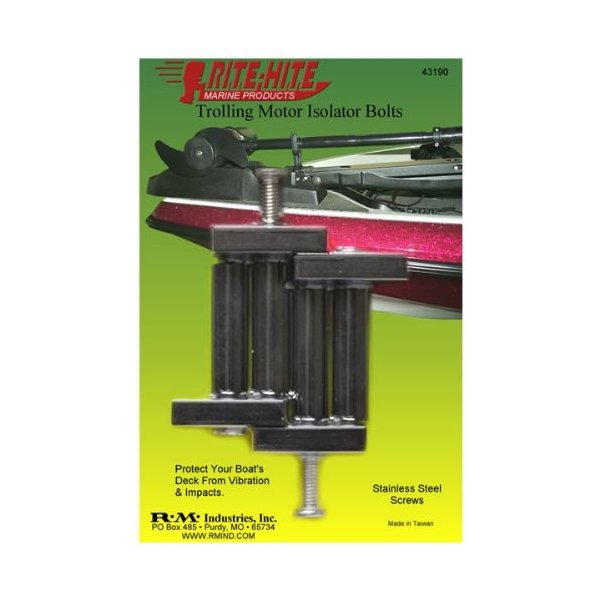 RITE-HITE Isolator Bolt 8 Pack, Ideal for mounting trolling motors,GPS systems, and depth finders; use for anywhere a blind hole application is required