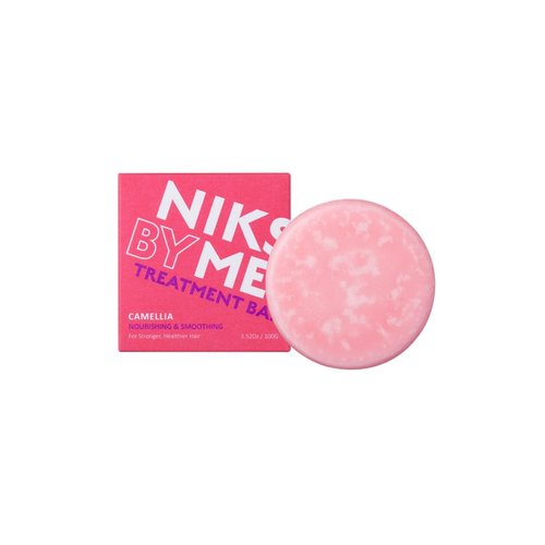 NIKSME Camellia Hair Treatment Bar, Revitalizes Dry Hair, Enriched with Biotin, Plant Proteins, P...
