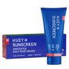 HUEY Mineral Sunscreen for Face and Body, SPF 40, Travel Size Face Sunscreen, Daily Face Moisturizer with Zinc Oxide, Unscented, Sensitive Skin, Oil Free, 2.02 oz