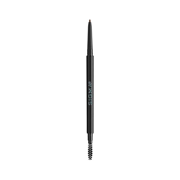 Sigma Beauty Fill + Blend Medium Brow Pencil - Medium Brow Pencil with Brush for Medium Brown Hair - Color, Shape and Fill Brows